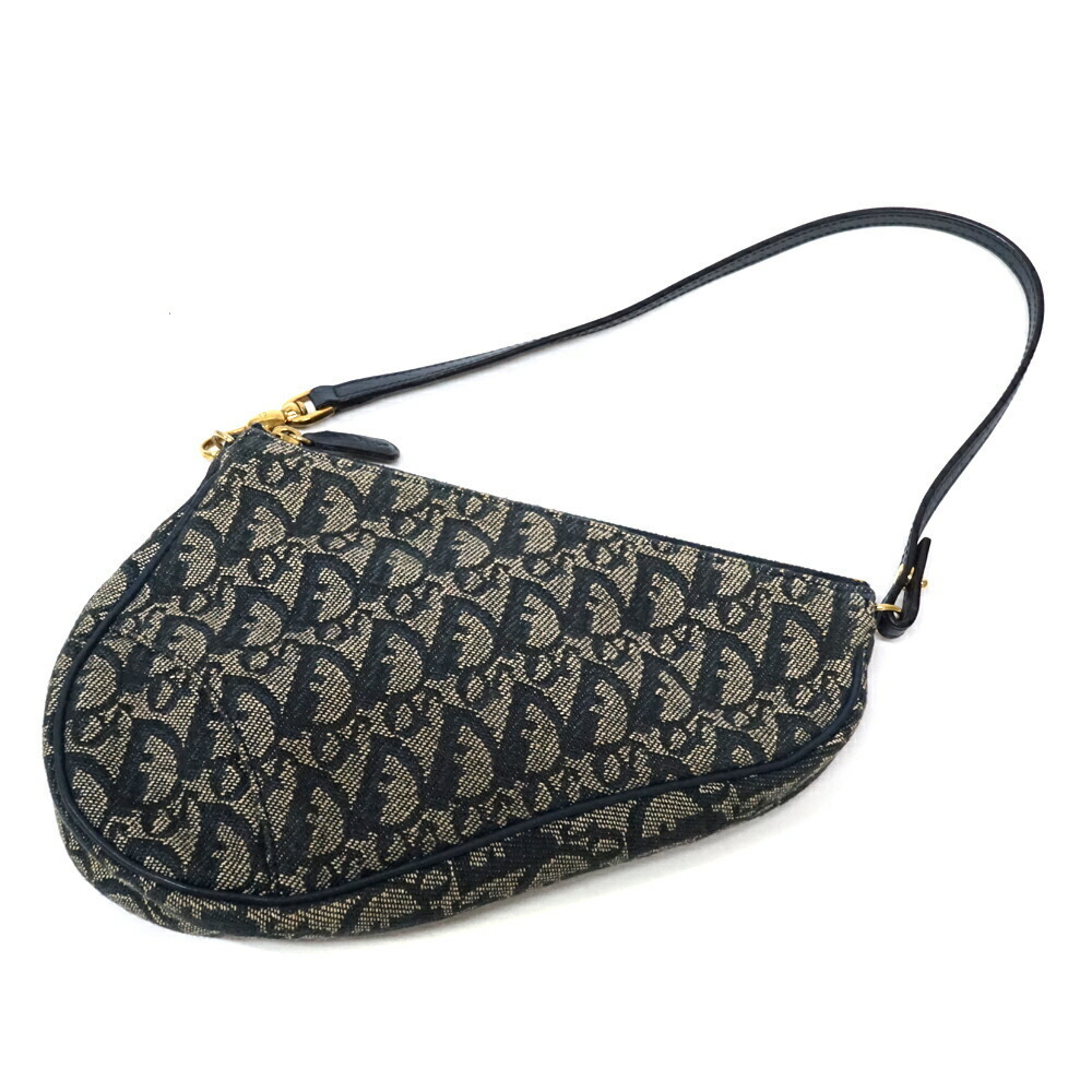Christian Dior Saddle Bag Denim Trotter